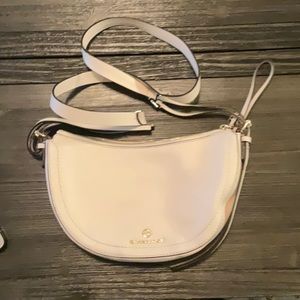 Michael Kors Camden Cream Leather Crossbody Bag